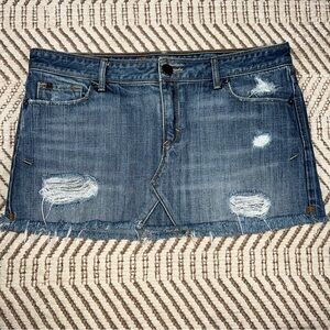 Abercrombie & Fitch Mini Denim Jean Skirt Size 6